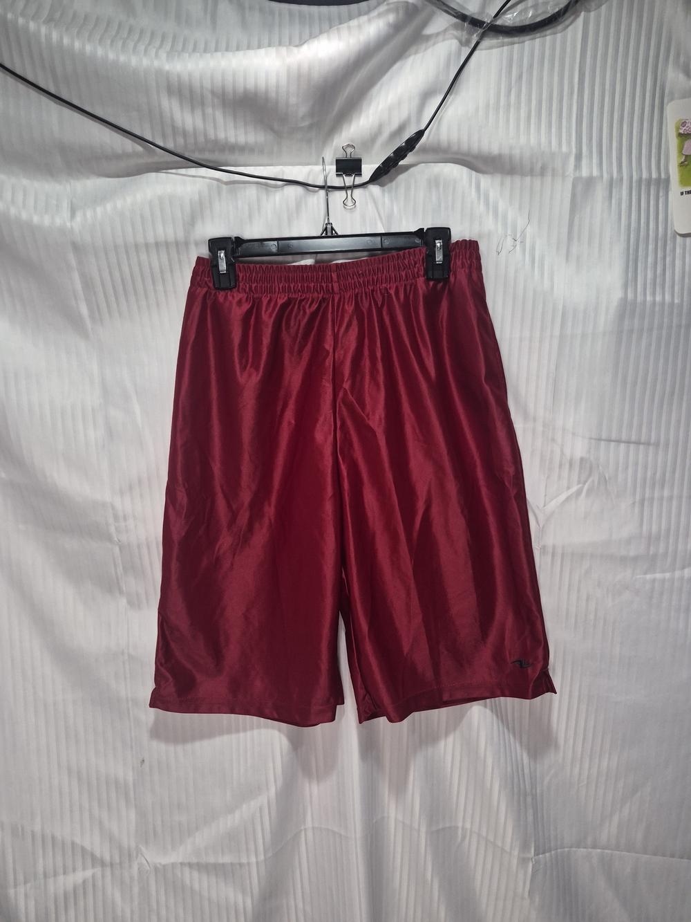 Athletic Works Boys Red Performance Shorts With Pockets